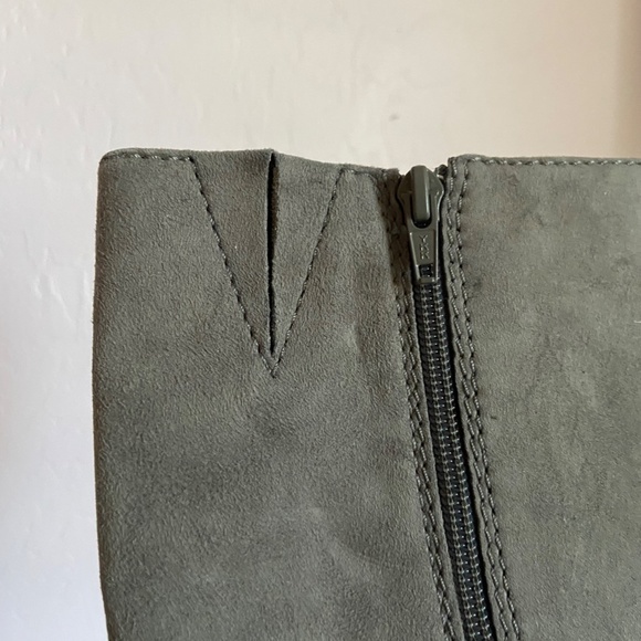 Suede & Leather Riding Boots - Picture 9 of 11